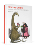 Edward Gorey: Dragon and Man Exchange Gifts Holiday Cards - Set of 12
