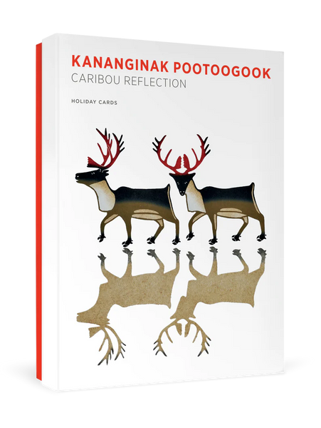Kananginak Pootoogook: Caribou Reflection Holiday Cards - Set of 12