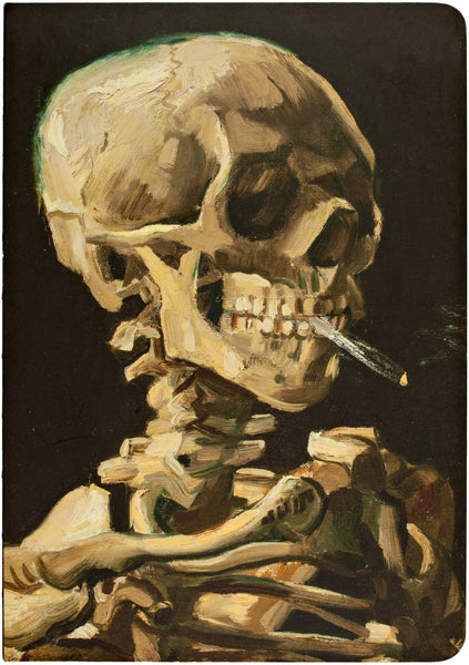 Vincent van Gogh Head of a Skeleton A5 Notebook