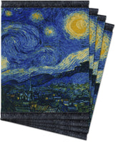 Vincent van Gogh Starry Night CoasterRug Set