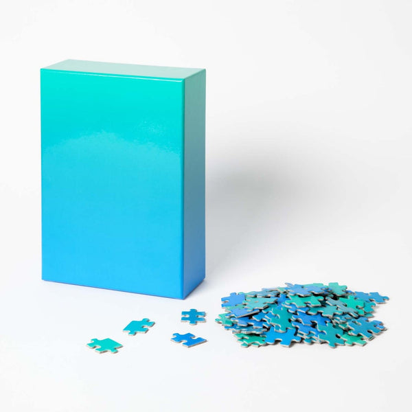Gradient Puzzle - Blue/Green