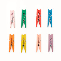 Mini Rainbow Clothespins