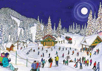 Hilary Morris: Christmas on Grouse Holiday Card