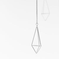 Elongated Diamond Necklace