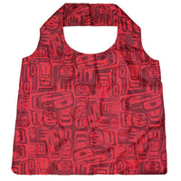 Ben Houstie Foldable Shopping Bag - Red