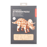 Triceratops 3D Wooden Puzzle