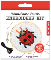 Mini Lady Bug Embroidery Kit