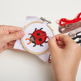 Mini Lady Bug Embroidery Kit