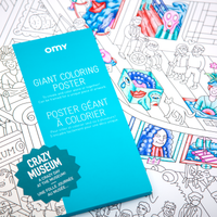 Crazy Museum Giant Colouring Poster