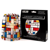 Piet Mondrian Luminary Lantern Set