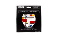 Piet Mondrian Luminary Lantern Set