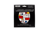 Piet Mondrian Luminary Lantern Set