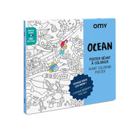 Ocean Giant Colouring Poster