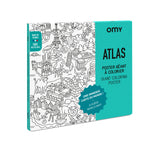 Atlas Giant Colouring Poster
