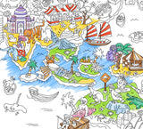 Atlas Giant Colouring Poster