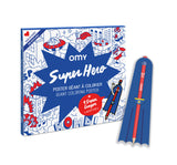 Super Hero Giant Colouring Poster