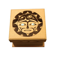 Raven and the Sun Bentwood Box - Baby