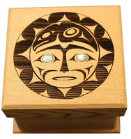 Raven and the Sun Bentwood Box - Small
