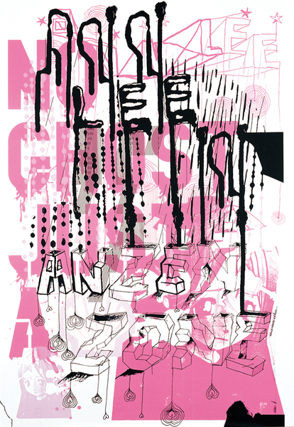 M/M (Paris, France) Print "Ann Lee in Anzen Zone"
