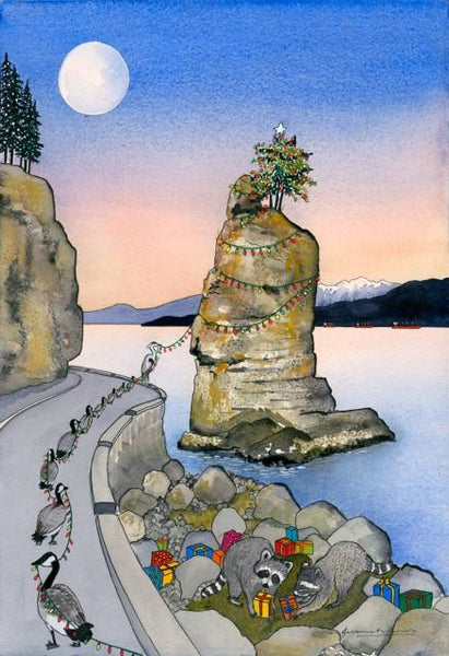 Hilary Morris: Parade of Lights Holiday Card
