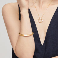 Twist Shiny Vermeil Bangle
