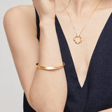Twist Shiny Vermeil Bangle