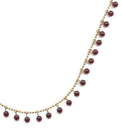 Garland Necklace - Red