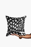 Tafui Rippled Charcoal Pillow
